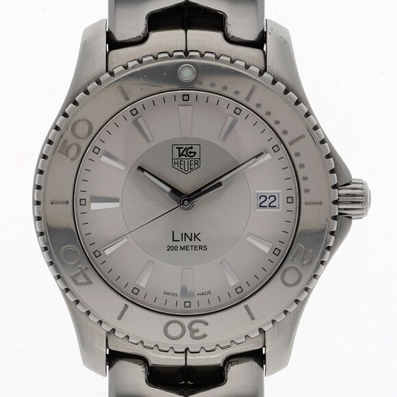 WATCH TAG HEUER WJ1111-0 Link Silver SS QZ - Picture 1 of 7